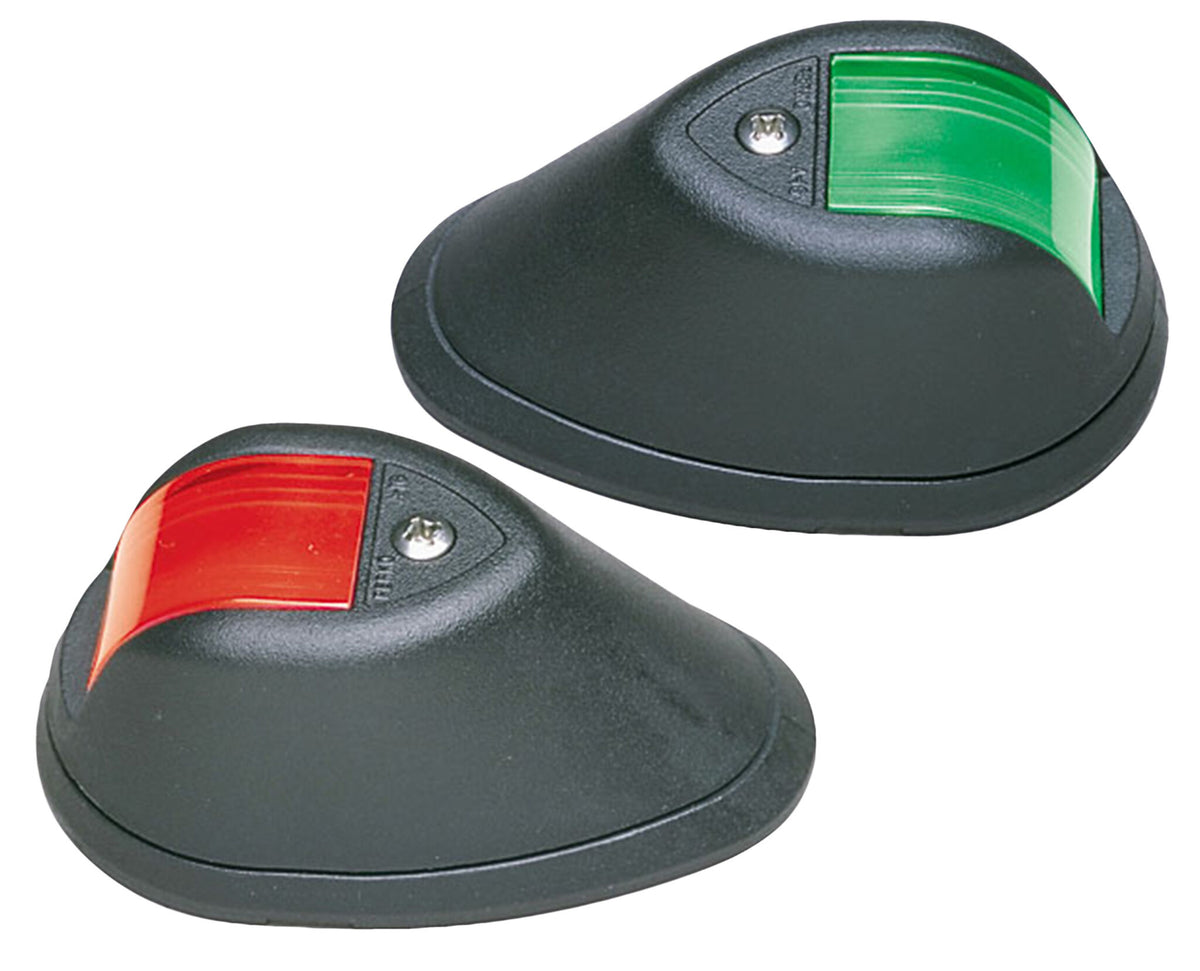 Perko Navigation Side Lights Black 12V - Pair