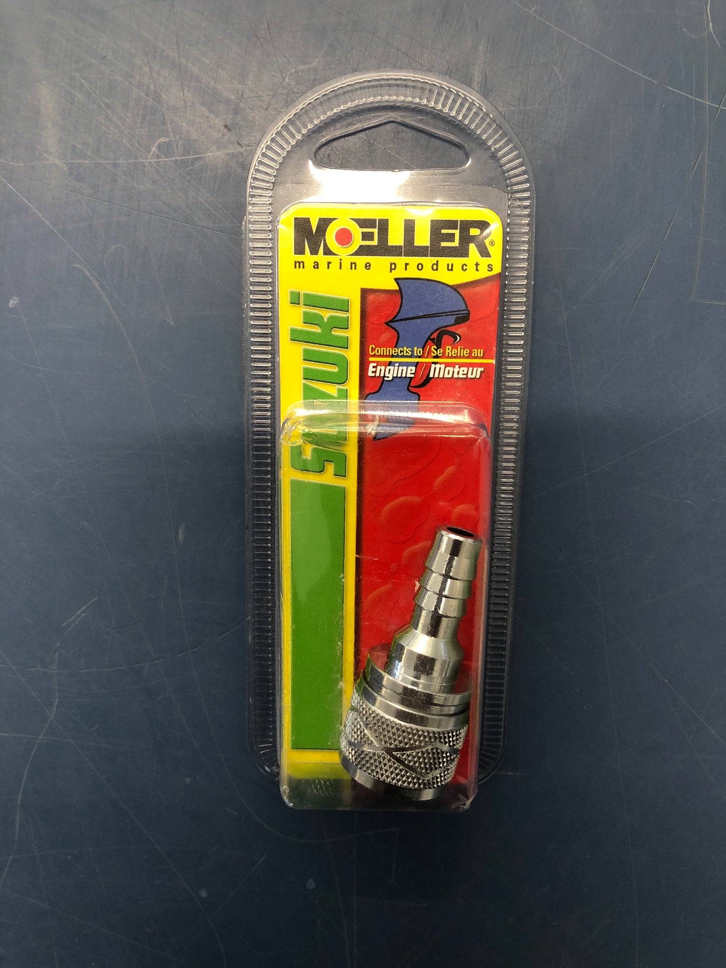 Moeller Suzuki Quick Connect Fuel Fitting 3/8" Barb