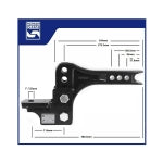Hayman Reese Adjustable Towball Mount -3300kg