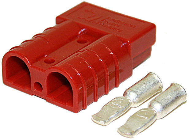 50 Amp Anderson Battery Connector With 5.8mm Tube Red