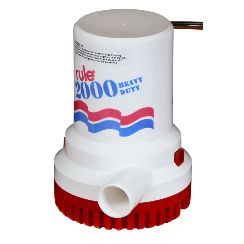 Rule Bilge Pump 2000GPH 12V 10B Series
