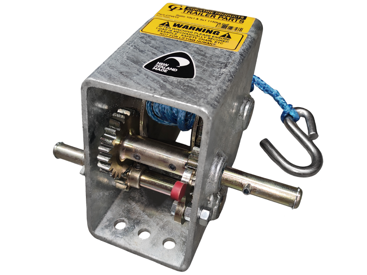 CP Winch 10:1, 1150kg, 2 Handles & Rope