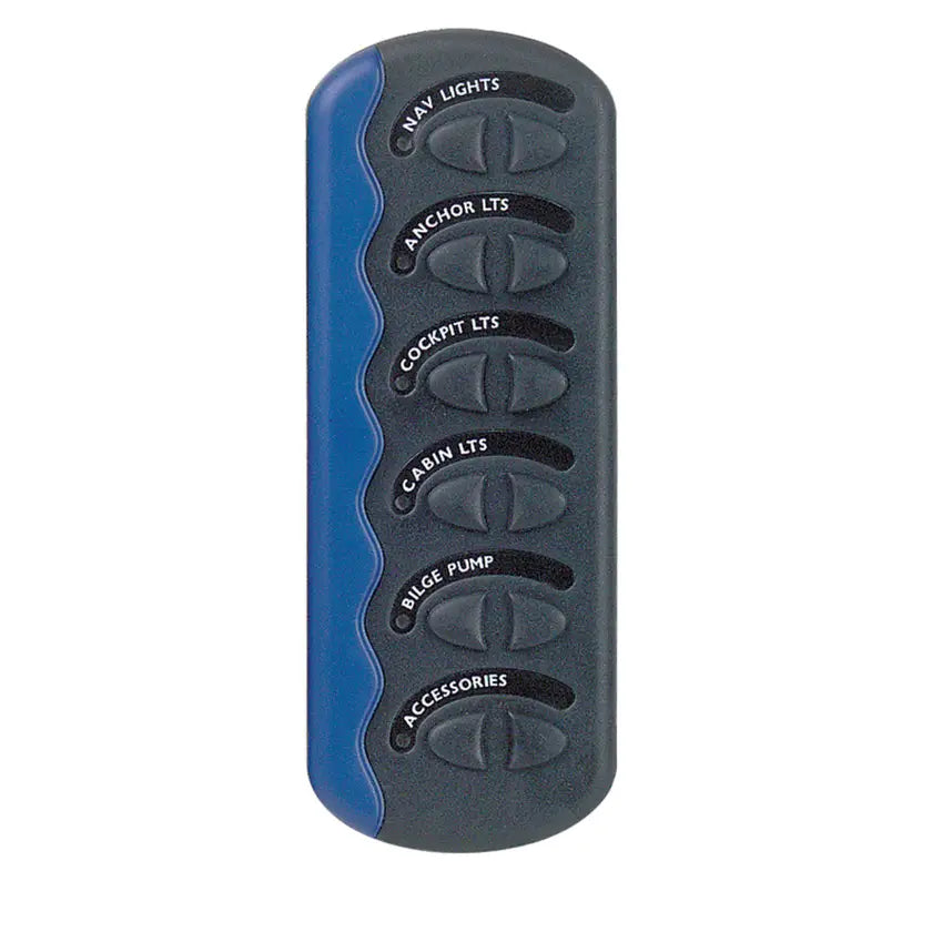 BEP Contour 6-Way Switch Panel