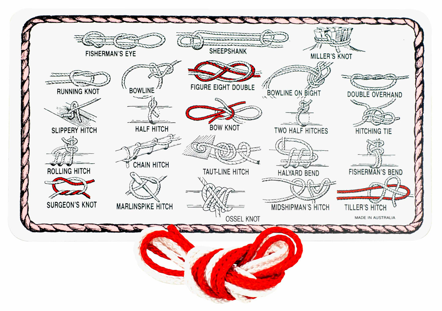 42 Illustrated Knot Card