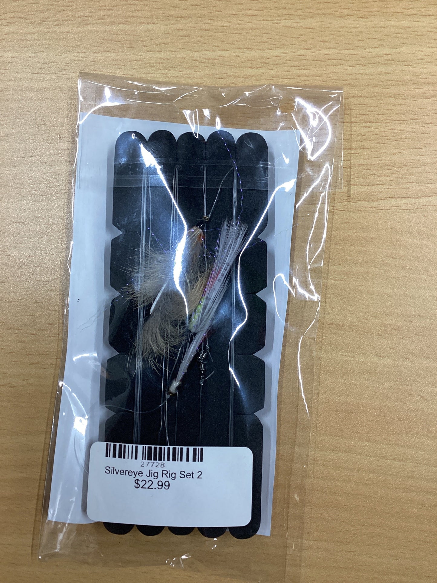 Silver eye jig rig set