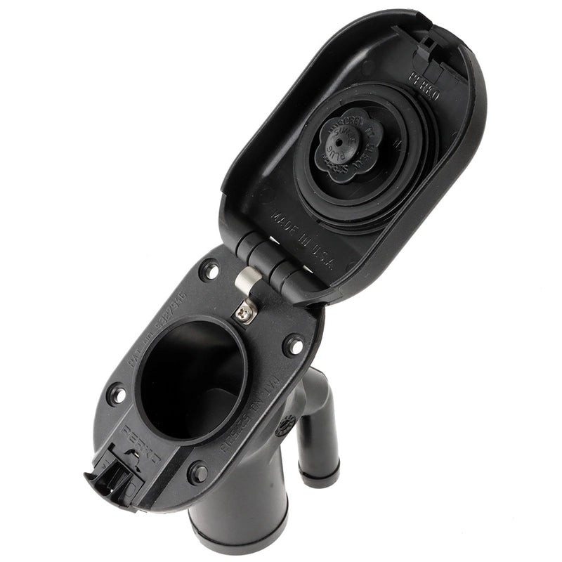 Perko 1318 Vented Fuel/Gas Fill for 1 1/2inch Hose - Angled Neck