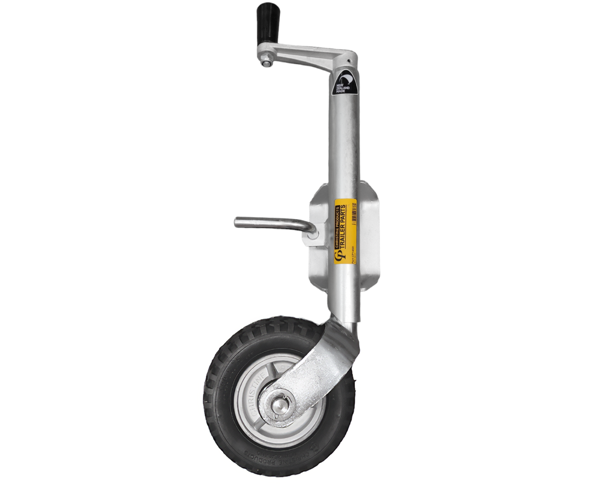 Jockey Wheel 400kg - 190x75 Alloy Wheel - Weld-on 8mm Plate CP14SHW