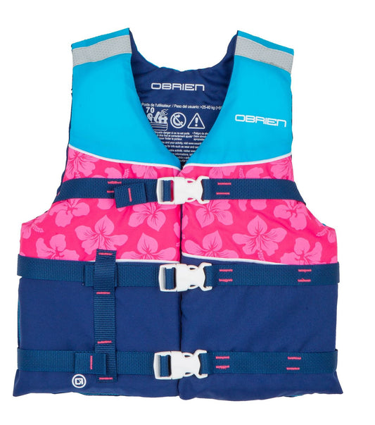 O'Brien Youth Nylon Vest - Pink