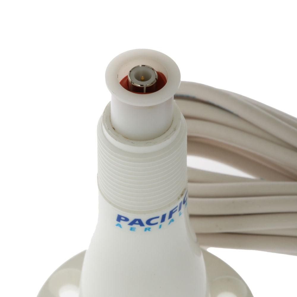 Pacific Aerials SeaMaster Pro Deck Mount VHF with 1m Cable White P6168