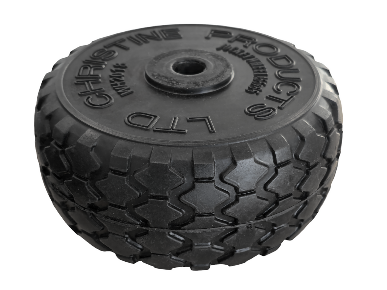 CP Wheel 155x65 Solid Rubber/Steel Bush