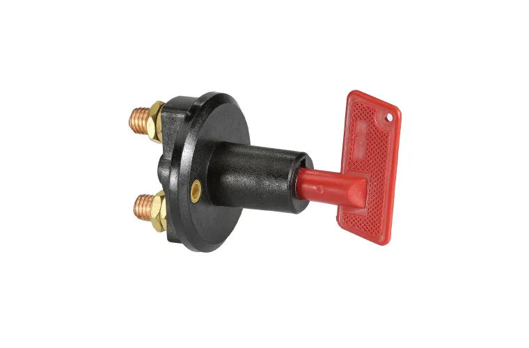 Plastic Battery Master Switch with Removable Key