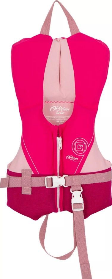 O'Brien Infant Neoprene Hinge Vest Pink