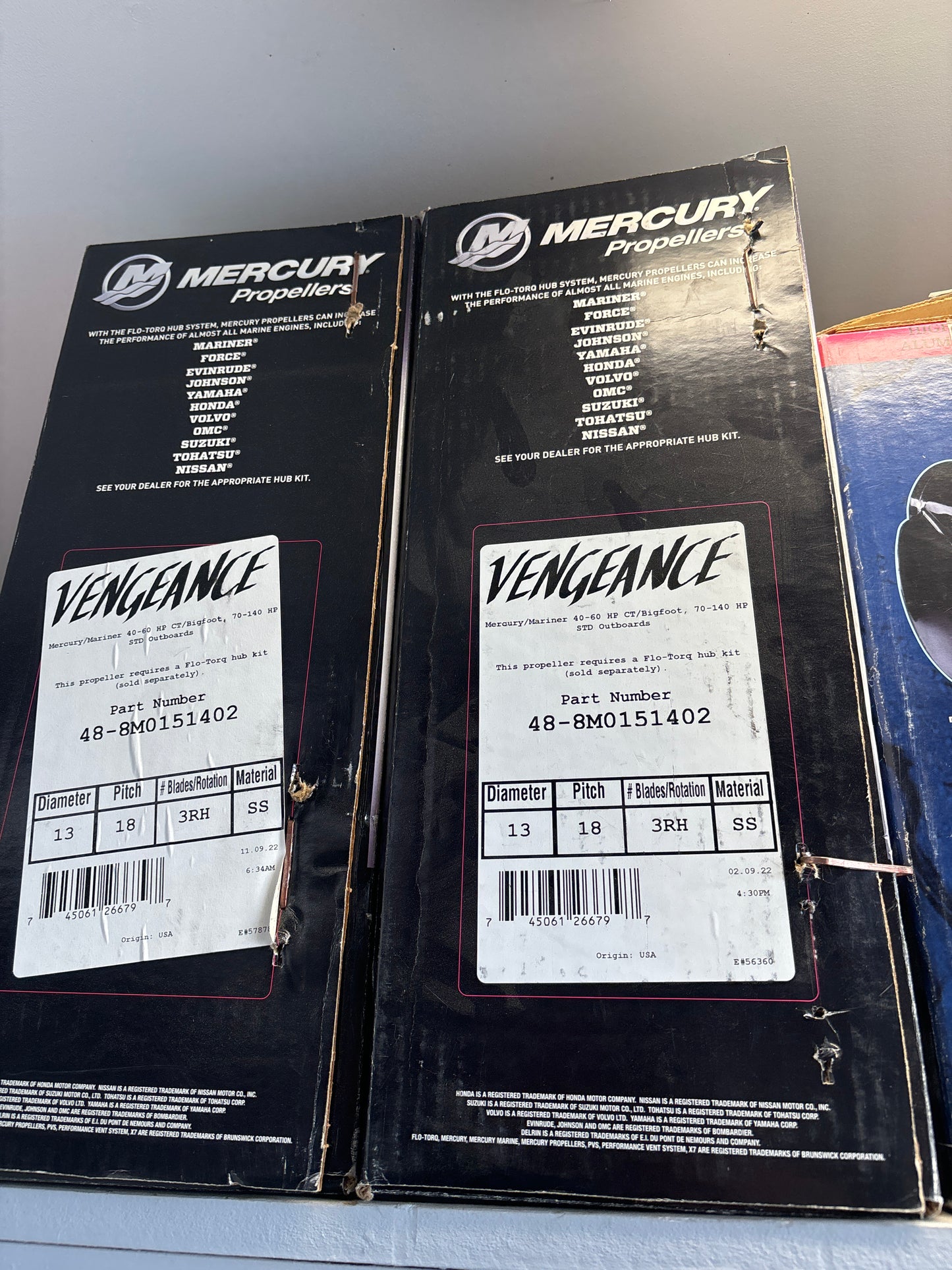 Mercury Vengence Propeller