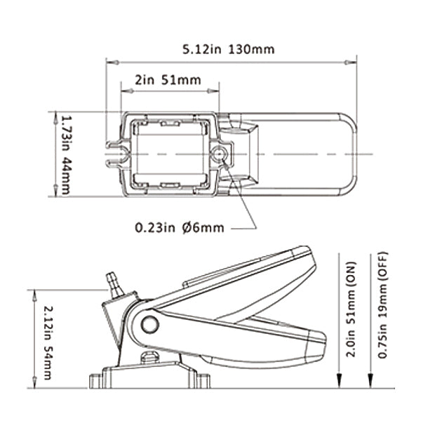 Seaflo 1100 Series Bilge Pump Float Switch 12/24V 20 Amp