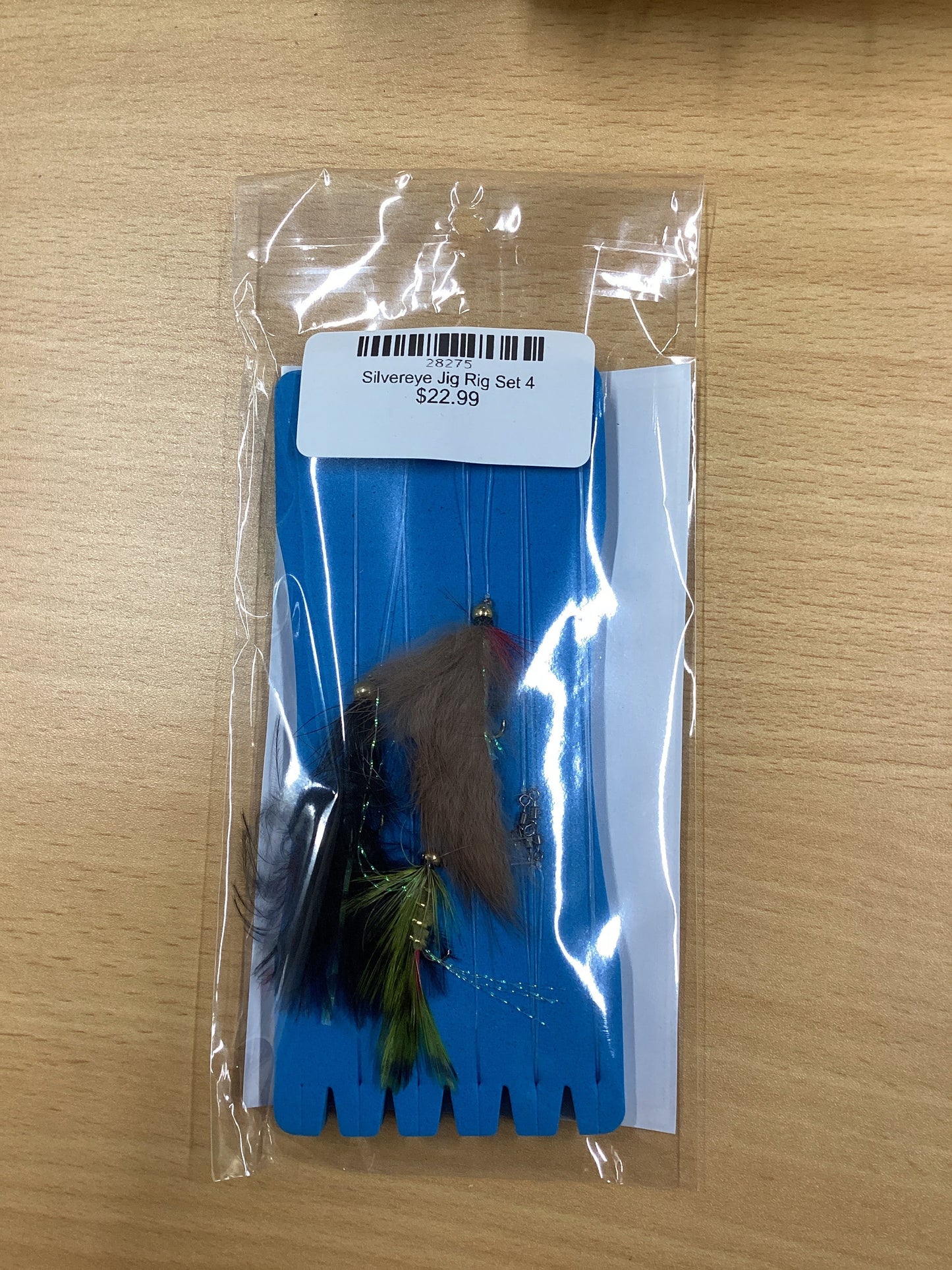 Silver eye jig rig set