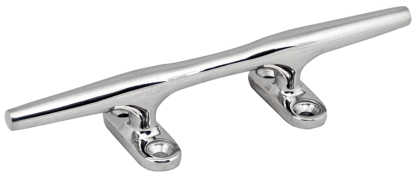 Homer Open Base Stainless Steel 8" Cleat with 4 Mounting Holes