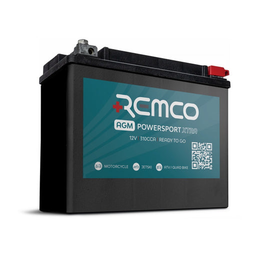 SSB RTX20L-BS XR PowerSport Motorcyle/Jetski AGM Battery 12V 18Ah