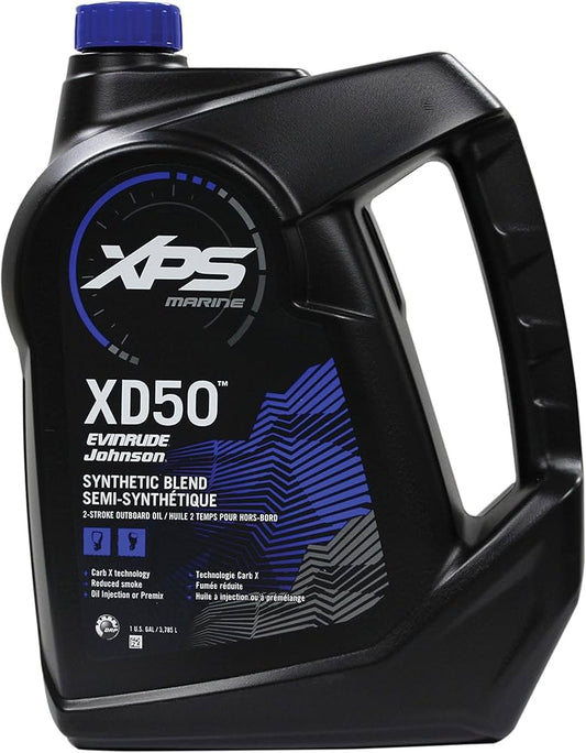 XPS Johnson & Evinrude XD50 Semi-Synthetic 2-Stroke Outboard Engine Oil 3.78L