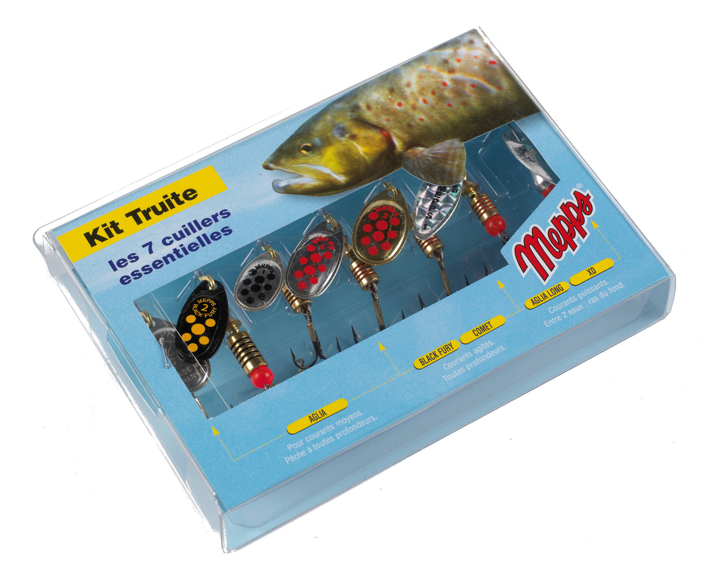 Mepps 7 piece Trout Fishing Kit
