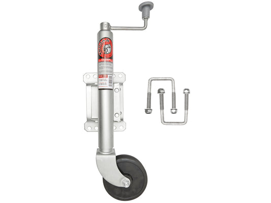 Jockey Wheel 6” Swivel Plate Kit with U-Bolts