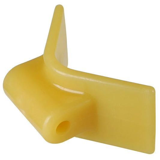 Bow Stop - 3" x 3" Yellow Single Bolt