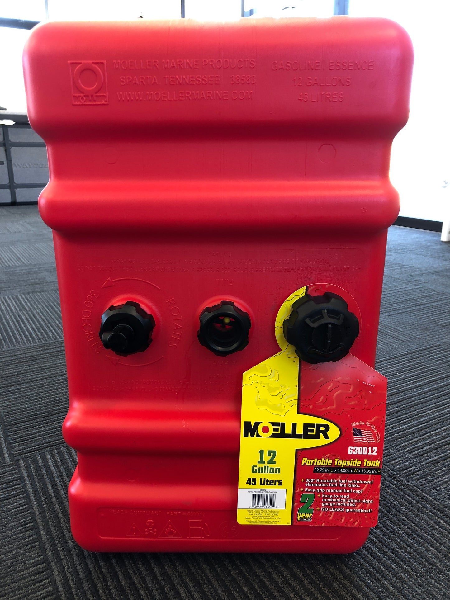 Moeller Fuel Tank - Tall 45L