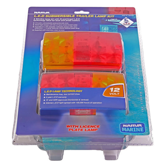 Narva 12V LED Submersible Trailer Lamp Twin Pack