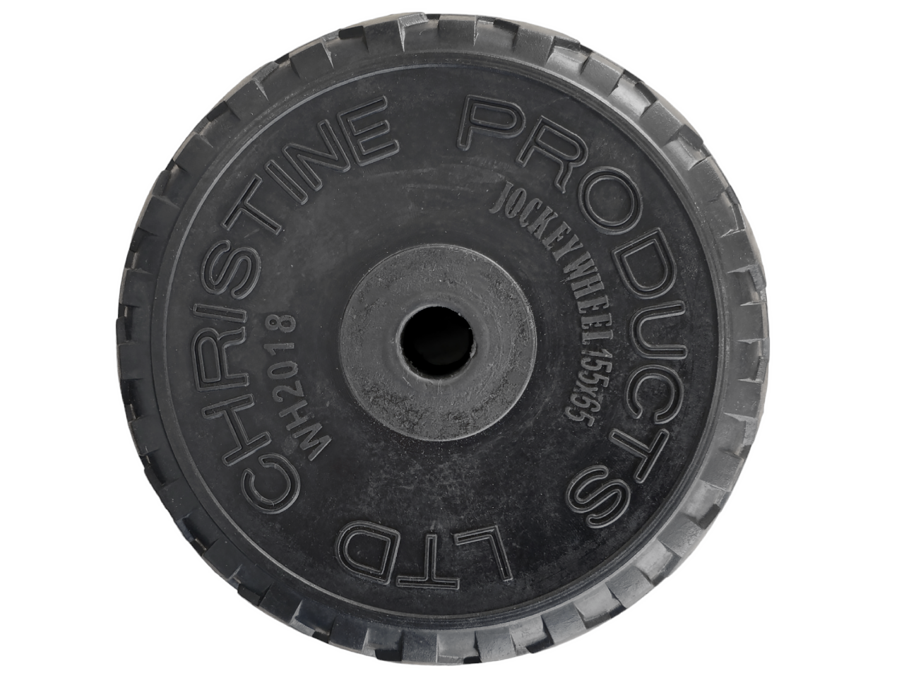 CP Wheel 155x65 Solid Rubber/Steel Bush