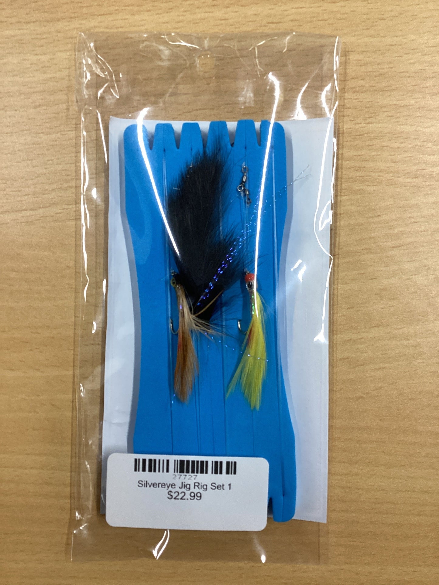 Silver eye jig rig set