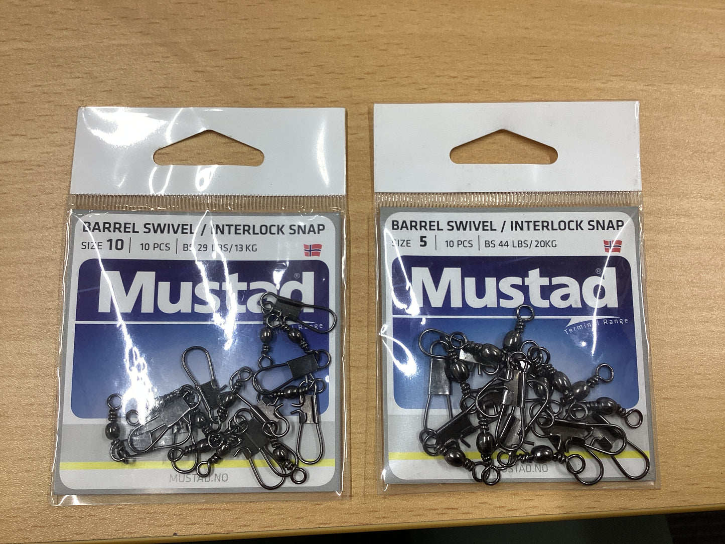 Mustad Barrel Swivel/Interlock Snap
