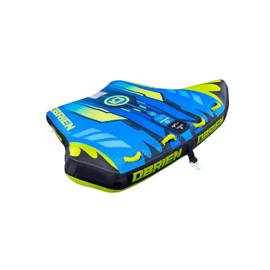 O’Brien Bat Wing 2 Towable Tube - Blue/Yellow