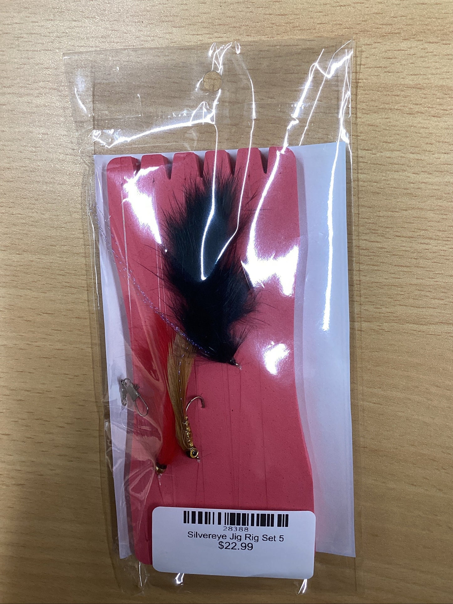 Silver eye jig rig set