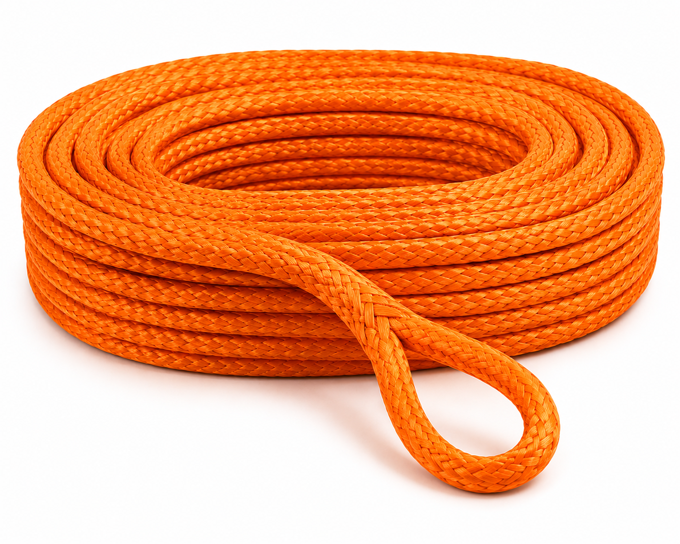 Winch Rope Dyneema With Eye Splice - Various Lengths in 8mm and 10mm