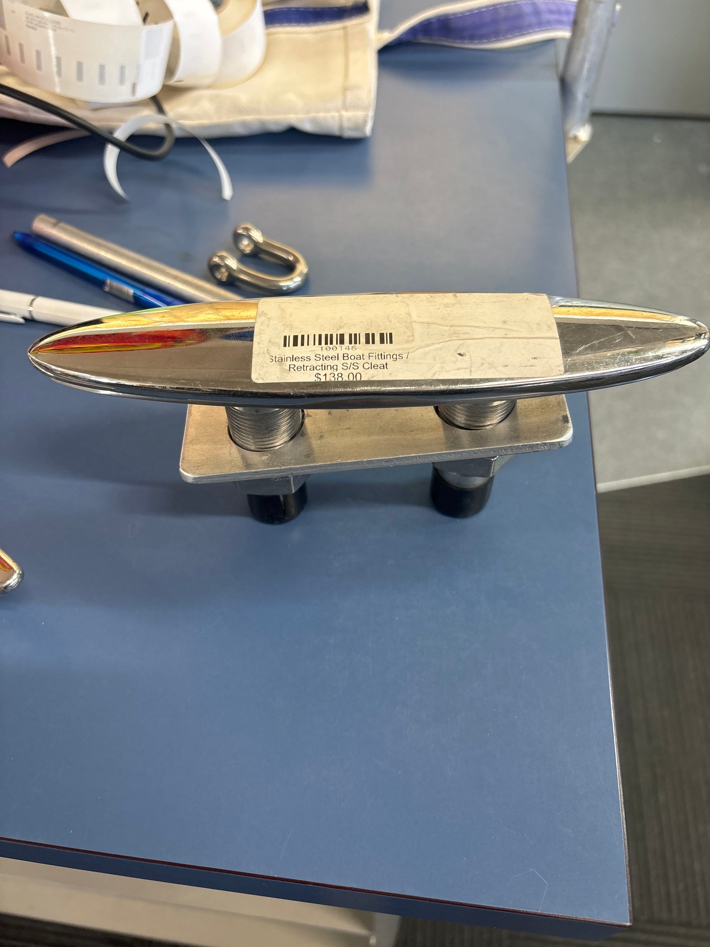 Retractable Cleat Stainless Steel