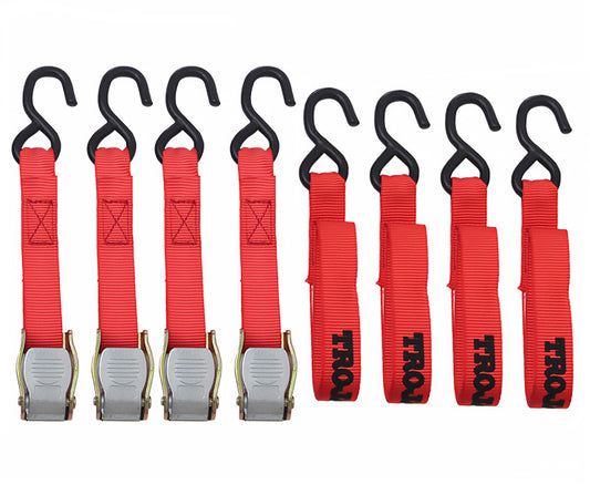 Quick Release Tie Down Straps 25x180mm - 4-Pack