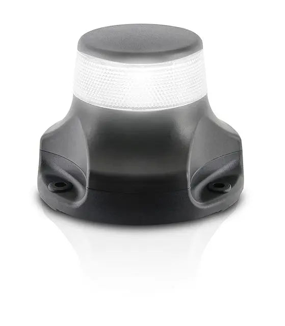Hella Marine 2 Nautical Mile Naviled 360 Pro All Found White Light with Black Base