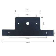 Wildcat Rubber Number Plate Holder to suit Model 37 - 47 NPHOLDER