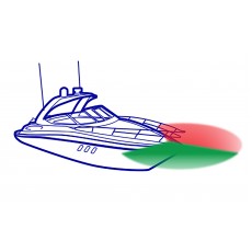 Narva 9-33V 2 NM LED Bi-Colour Lamp White with Red/Green Lenses