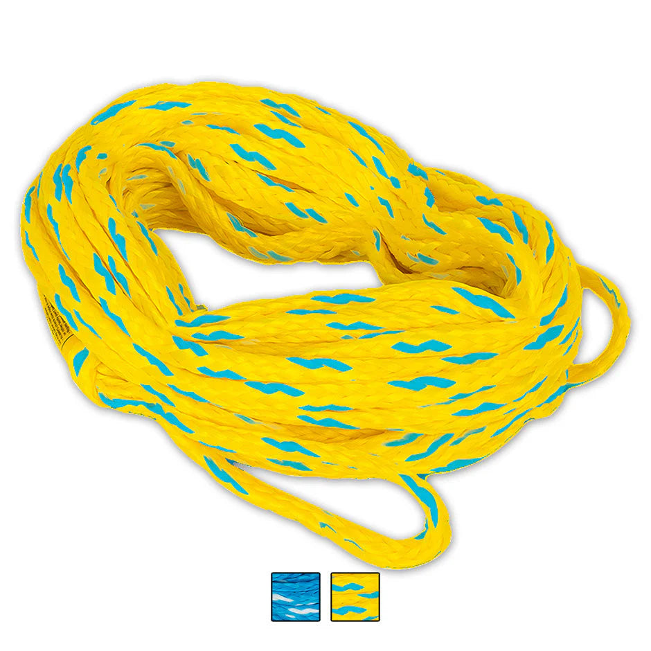 O'Brien 4-Person Tube Rope - Aqua / White
