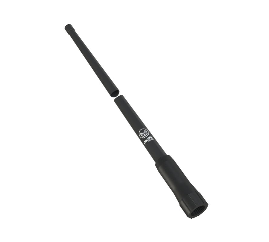 Pacific Aerials SeaMaster Pro Range P6701 Black - VHF 1.8M Ultraglass Antenna