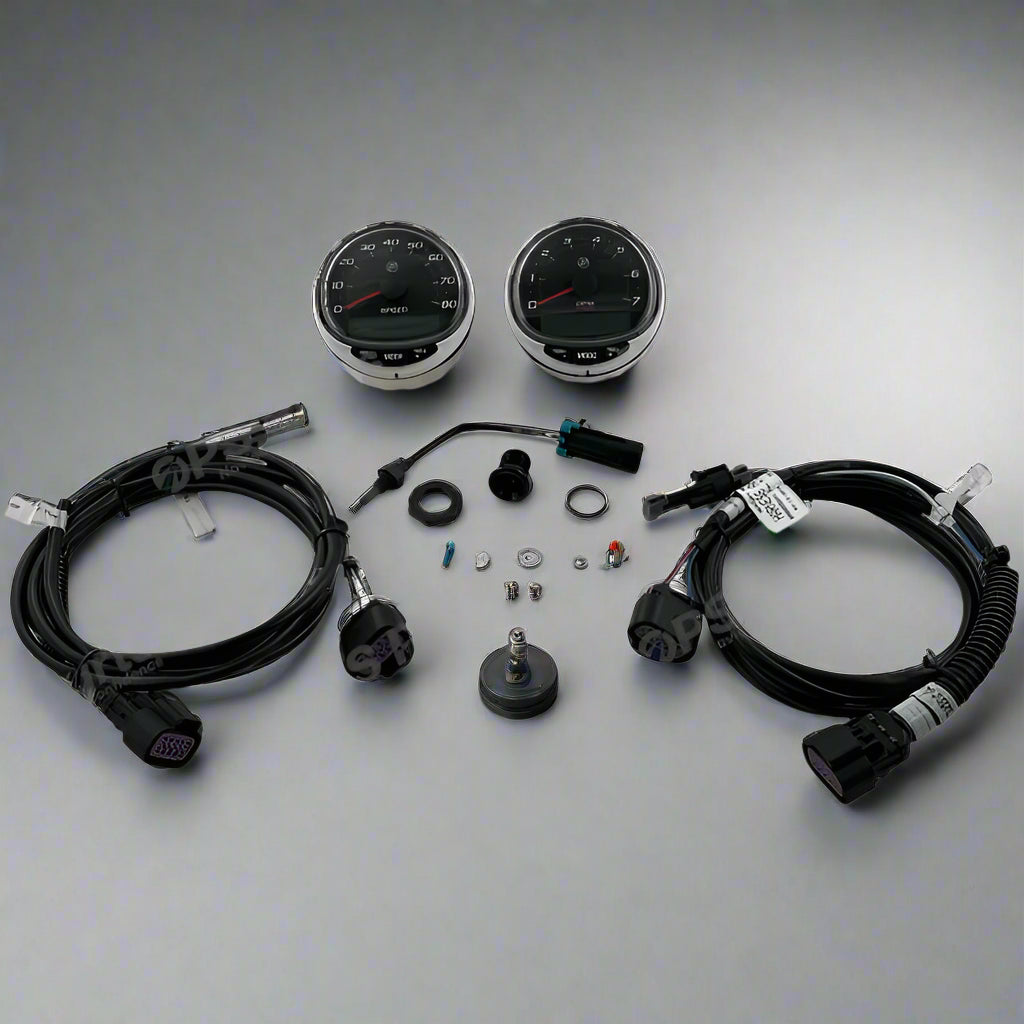 Mercury SmartCraft SC1000 Tachometer/Speedometer Kit with a 7K RPM - Black