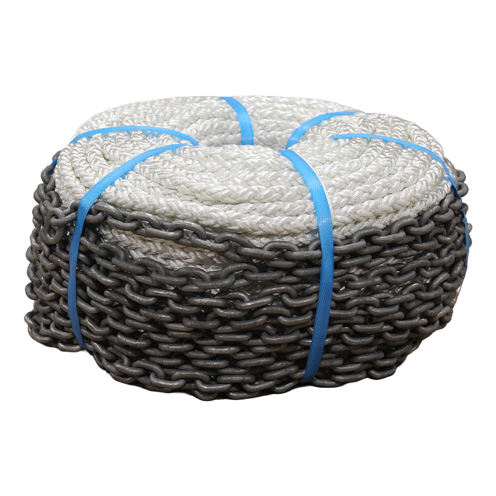 10m of 8mm Chain to 70m of 14mm 8 Braid Anchor Rode