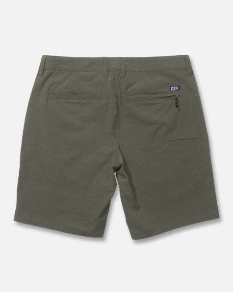 Salty Crew Drifter 19 Slub Hybrid Short-Four Leaf Clove