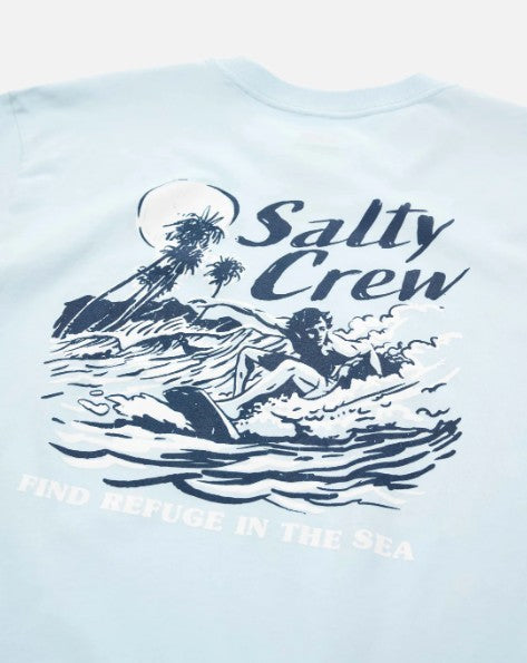 Salty Crew Surf Camp Toddler Premium Short Sleeve Tee - Blue Fog