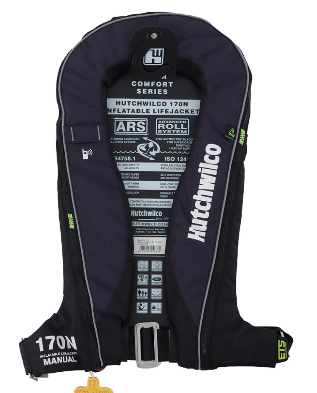 Hutchwilco Classic Manual 170N Inflatable Life Jacket