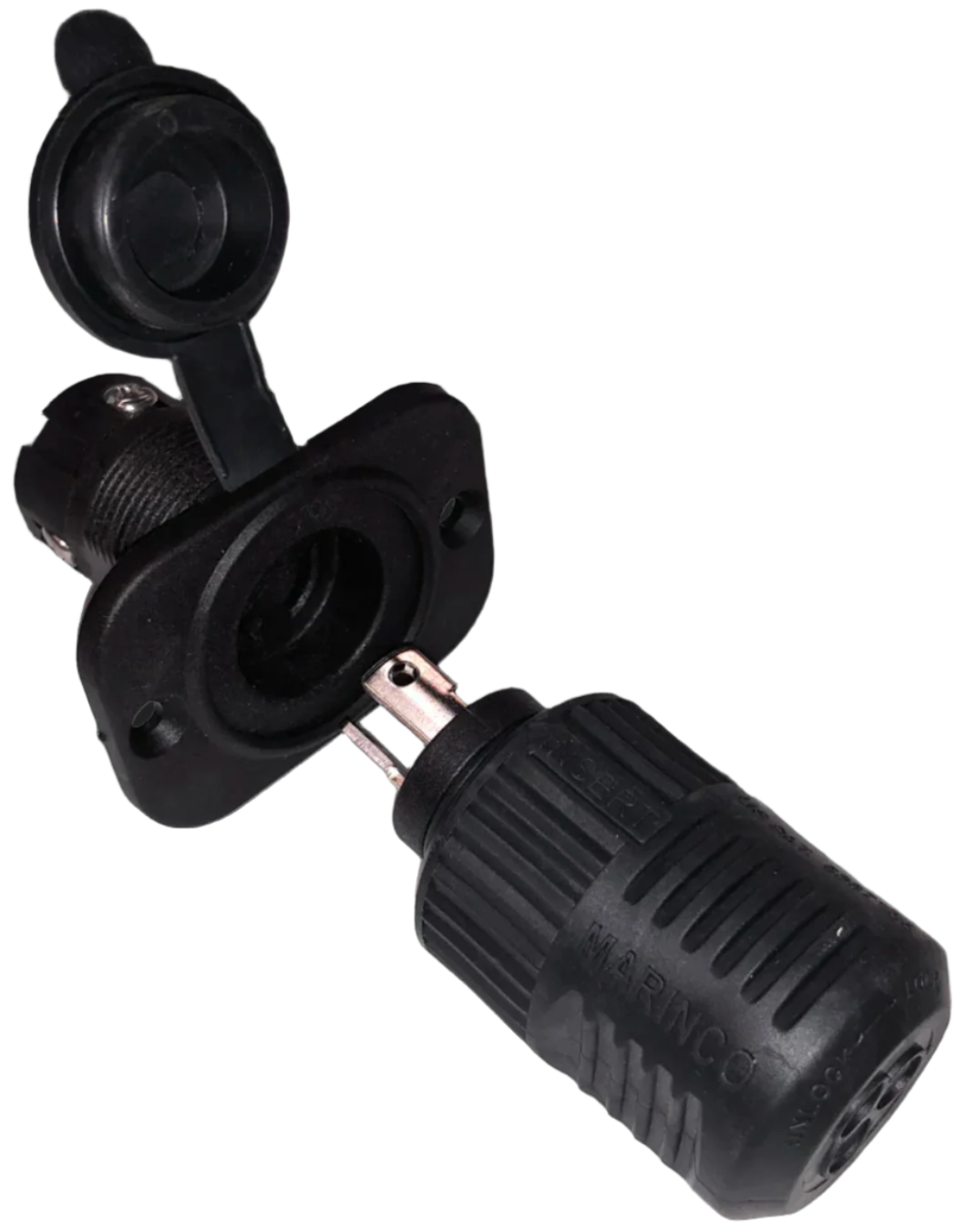 Marinco 12/24/36v 2 Wire Plug & Receptacle
