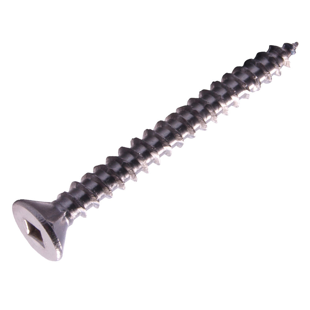 10G x 2" (50mm) 304 Stainless Steel Square Drive Self-Tapping Screw