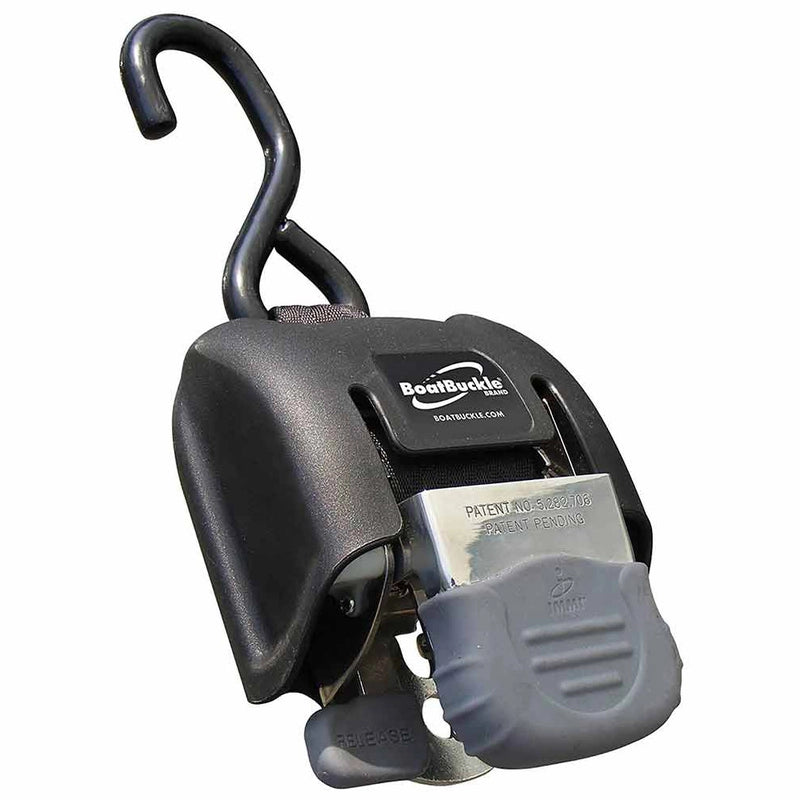 IMMI BoatBuckle Stainless Steel Retractable Transom 2"x43" Tie-Down Pair