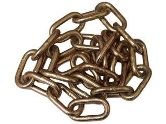 Chain 8mm - High Tensile - Zinc-Plated - 1 Metre Each