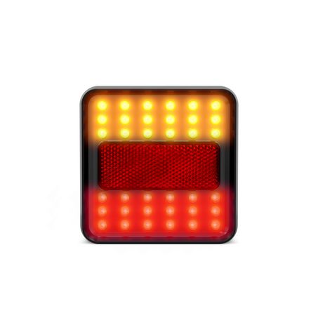 12V LED Submersible Trailer Lamp Pair 100X100X20mm